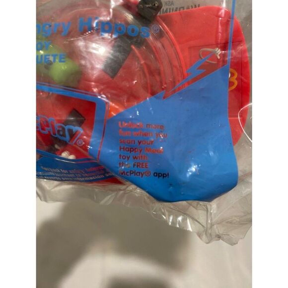 McDonald’s 2018 Hasbro Hungry Hungry Hippos Mini Game #2 Happy Meal Toy - Picture 6 of 9